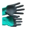 13 pines nylon espuma verde antideslizante látex engrosado guantes de protección laboral Item Picture